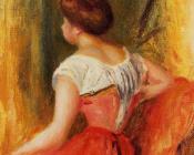 皮埃尔 奥古斯特 雷诺阿 : Seated Young Woman